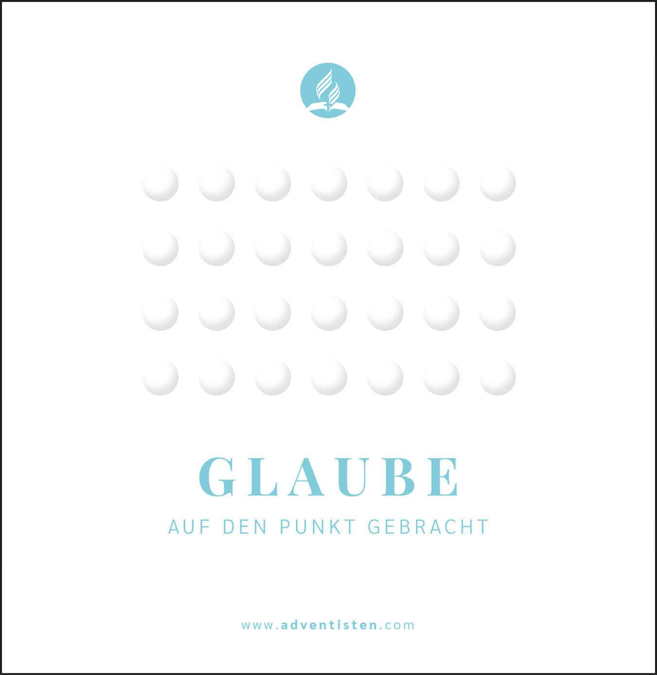 Glaube auf dem Punkt gebracht